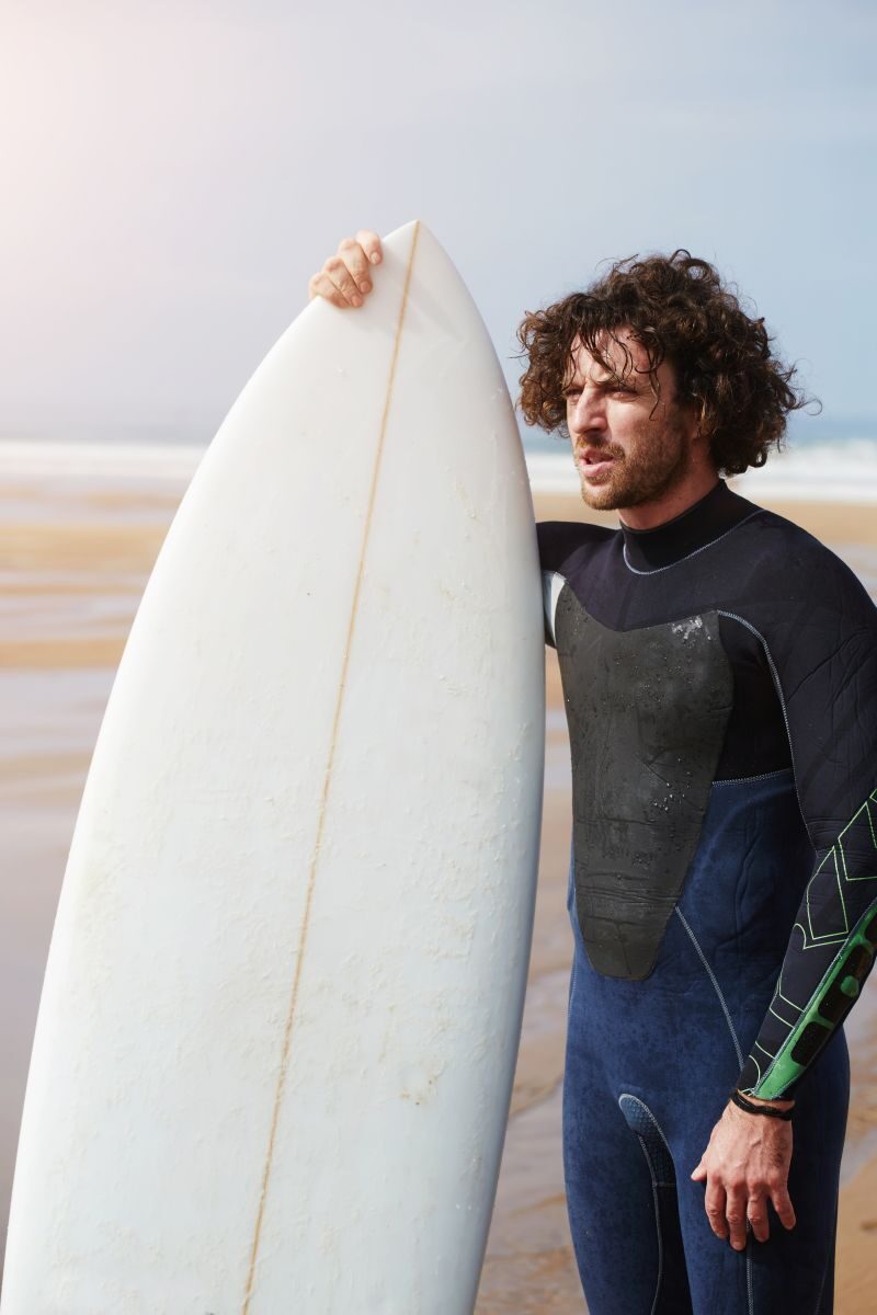 Young surfer